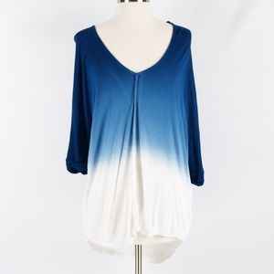 Young Fabulous & Broke Ombre Kimono Sleeve Tunic S